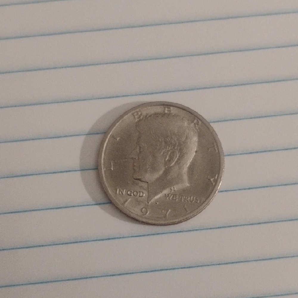 1971 D Mint Mark John F Kennedy Coin Very Rare Coin